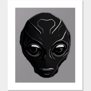 Ancient Alien Head Posters and Art